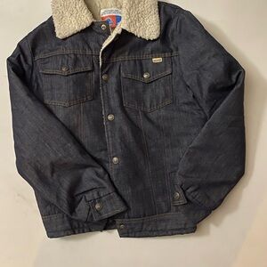 Sears Dark Denim Jacket with Cream Lining